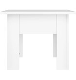VidaXL Salontafel 55x55x42 cm bewerkt hout wit