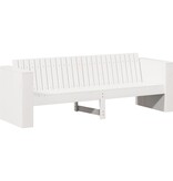 VidaXL Tuin Sofa 3-Zits Wit Hout Medium Duurzaam Buitensofa