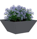 VidaXL Plastic plantenbak Anthraciet Kunststof 35 x 35 x 15 cm Duurzaam