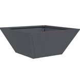 VidaXL Plastic plantenbak Anthraciet Kunststof 35 x 35 x 15 cm Duurzaam