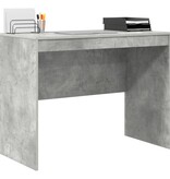 VidaXL Schrijfbureau Betonnen grijs MDF 100 x 50 x 76 cm Schrijfbureau