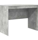 VidaXL Schrijfbureau Betonnen grijs MDF 100 x 50 x 76 cm Schrijfbureau