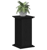 VidaXL Plantenstandaard Zwart Eiken 33x33x60 cm Geëngineerd Hout