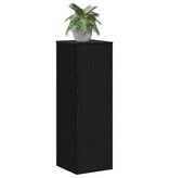 VidaXL Plantenstandaard Zwart Eiken 33x33x100 cm Gebouwd Hout