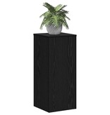 VidaXL Plantenstandaarden 2 stuks Zwart Eiken 30x30x70 cm Geengineerd Hout