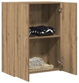 VidaXL Kantoorkast Artisan Eiken 60x32x77,5 cm Bewerkt Hout