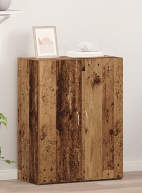 VidaXL Kantoor Kast Oude Hout 60x32x77.5 cm Gemaakt Hout