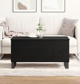 VidaXL Salontafel 90x44,5x45 cm bewerkt hout zwart eikenkleurig