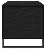 VidaXL Salontafel 90x44,5x45 cm bewerkt hout zwart eikenkleurig