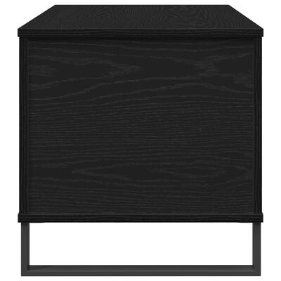 VidaXL Salontafel 90x44,5x45 cm bewerkt hout zwart eikenkleurig