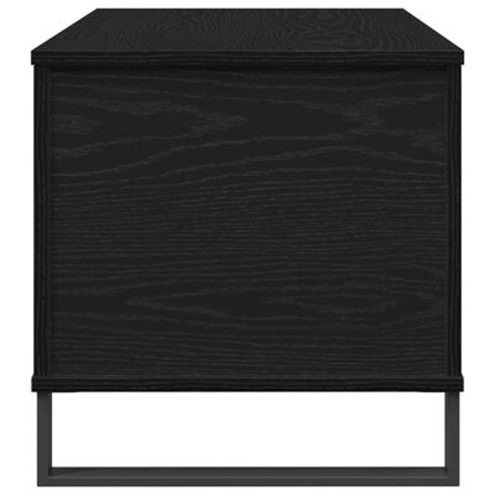 VidaXL Salontafel 90x44,5x45 cm bewerkt hout zwart eikenkleurig