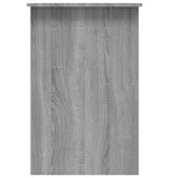 VidaXL Bureau 100x50x76 cm bewerkt hout grijs sonoma eikenkleurig