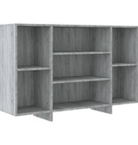 VidaXL Dressoir 120x30x75 cm bewerkt hout grijs sonoma eikenkleurig