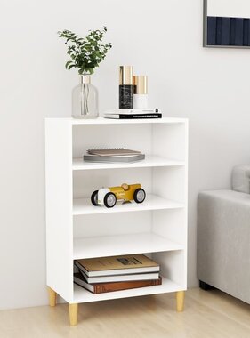 VidaXL Dressoir 57x35x90 cm bewerkt hout wit