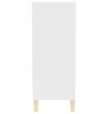 VidaXL Dressoir 57x35x90 cm bewerkt hout wit