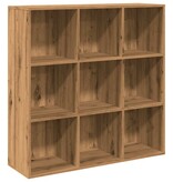 VidaXL Boekenkast 98x29x97,5 cm artisanaal eikenkleur