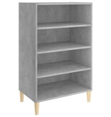 VidaXL Dressoir 57x35x90 cm bewerkt hout betongrijs