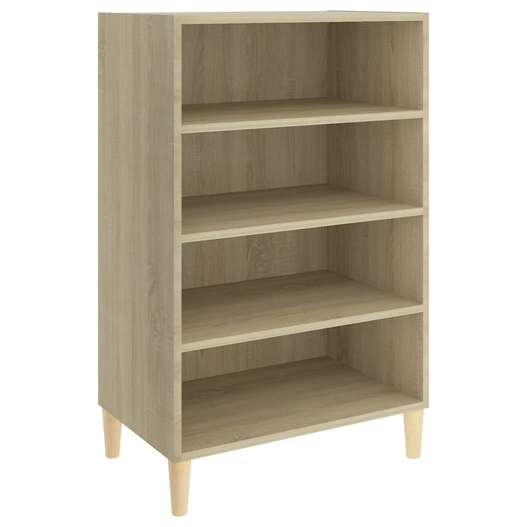 VidaXL Dressoir 57x35x90 cm bewerkt hout sonoma eikenkleurig