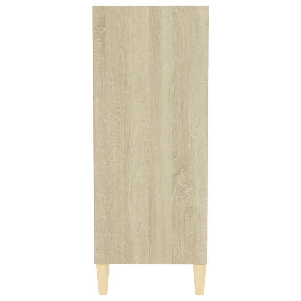 VidaXL Dressoir 57x35x90 cm bewerkt hout sonoma eikenkleurig
