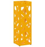 VidaXL Paraplubak Mosterdgeel Metaal Middelgroot Strak Paraplubak