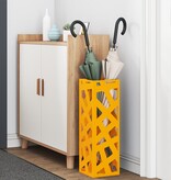 VidaXL Paraplubak Mosterdgeel Metaal Middelgroot Strak Paraplubak