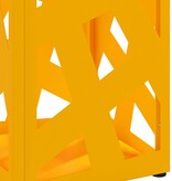 VidaXL Paraplubak Mosterdgeel Metaal Middelgroot Strak Paraplubak