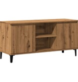VidaXL Tv-meubel 102x35x50 cm bewerkt hout artisanaal eikenkleur