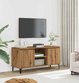 VidaXL Tv-meubel 102x35x50 cm bewerkt hout artisanaal eikenkleur