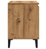VidaXL Tv-meubel 102x35x50 cm bewerkt hout artisanaal eikenkleur