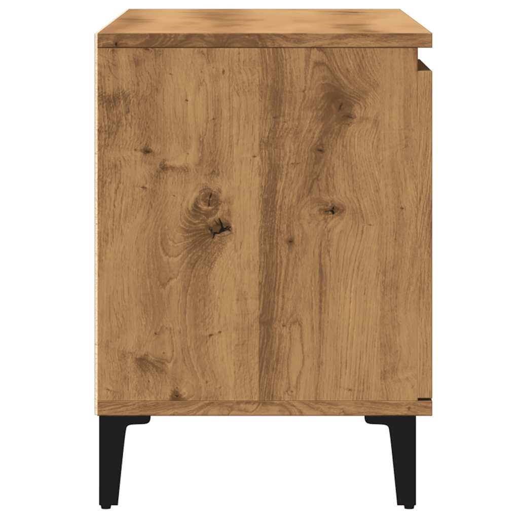 VidaXL Tv-meubel 102x35x50 cm bewerkt hout artisanaal eikenkleur