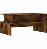 VidaXL Salontafel 90x55x42,5 cm bewerkt hout gerookt eikenkleurig