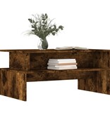 VidaXL Salontafel 90x55x42,5 cm bewerkt hout gerookt eikenkleurig