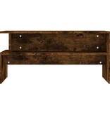 VidaXL Salontafel 90x55x42,5 cm bewerkt hout gerookt eikenkleurig