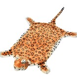 VidaXL Luipaardvloerkleed pluche 139 cm bruin