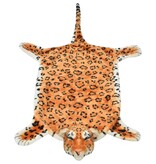 VidaXL Luipaardvloerkleed pluche 139 cm bruin