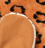 VidaXL Luipaardvloerkleed pluche 139 cm bruin