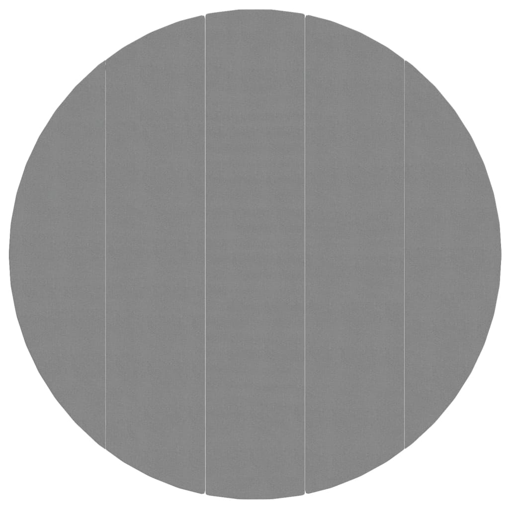 VidaXL Zwembadgrondzeil Ø550 cm polyester geotextiel lichtgrijs