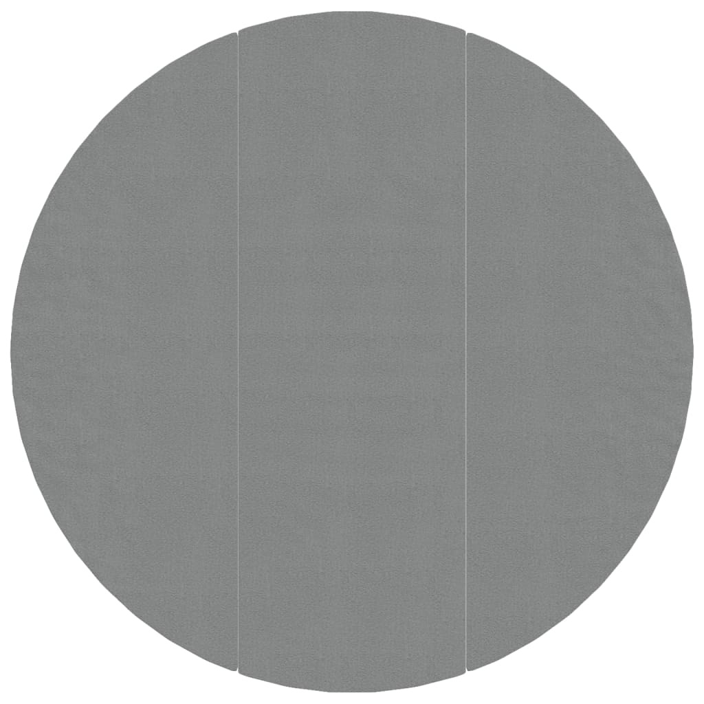 VidaXL Zwembadgrondzeil Ø396 cm polyester geotextiel lichtgrijs