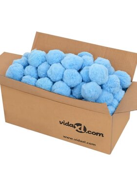 VidaXL Zwembadfilterbal antibacterieel 700 g polyetheen blauw