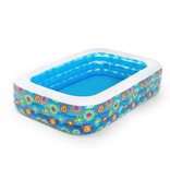 VidaXL Kinderzwembad opblaasbaar 229x152x56 cm blauw