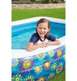 VidaXL Kinderzwembad opblaasbaar 229x152x56 cm blauw