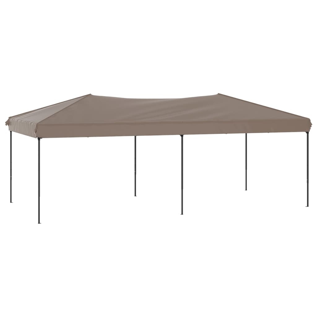 VidaXL Partytent inklapbaar 3x6 m taupe