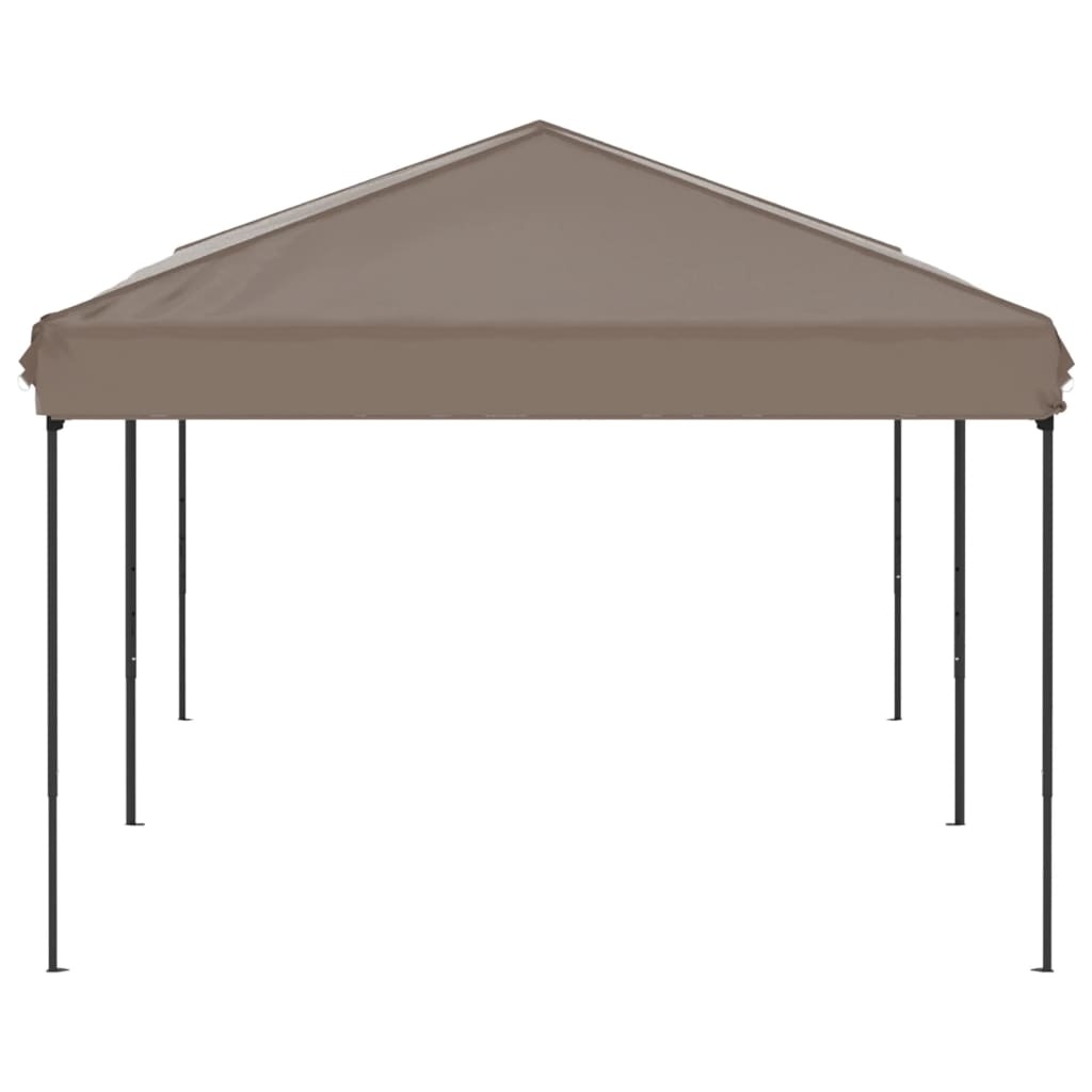 VidaXL Partytent inklapbaar 3x6 m taupe
