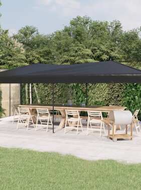 VidaXL Partytent inklapbaar 3x6 m antracietkleurig