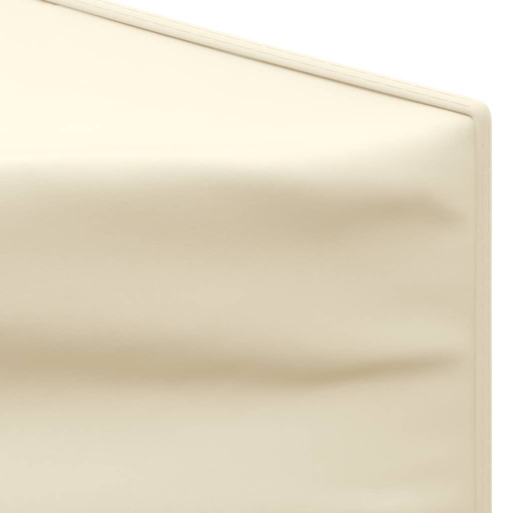 VidaXL Partytent inklapbaar met zijwanden 3x3 m crèmekleurig