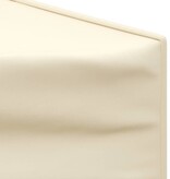 VidaXL Partytent inklapbaar met zijwanden 2x2 m crèmekleurig