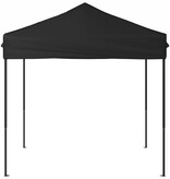 VidaXL Partytent inklapbaar 2x2 m zwart