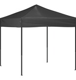 VidaXL Partytent inklapbaar 2x2 m antracietkleurig