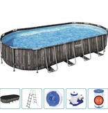 VidaXL Zwembadset ovaal 7,32x3,66x1,22 m