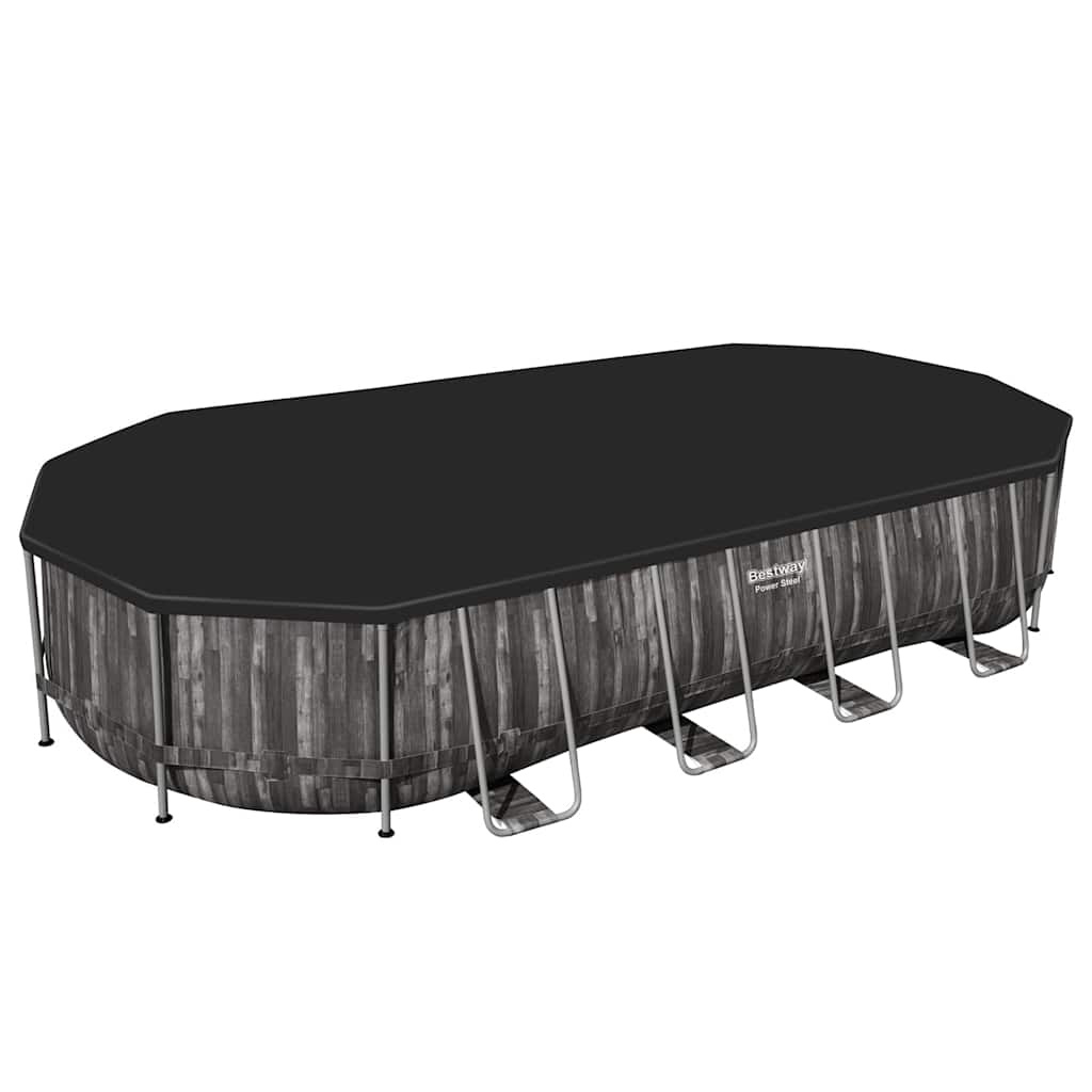 VidaXL Zwembadset ovaal 7,32x3,66x1,22 m